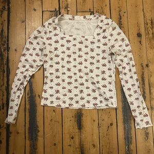 Floral Long Sleeve Top